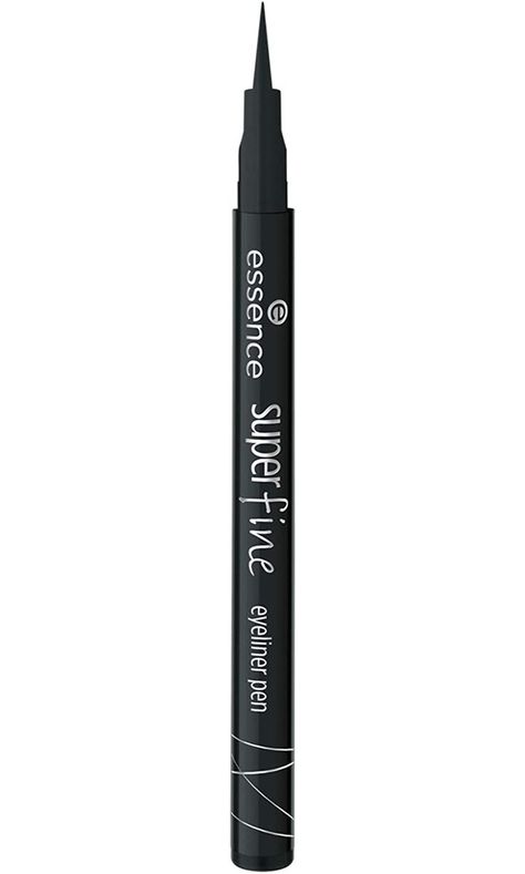 Essence Eyeliner, Fine Eyeliner, Avatar Picture, Best Eyeliner, Eyeliner Pen, Black Eyeliner, Makeup Essentials, Deep Black, Makeup Art