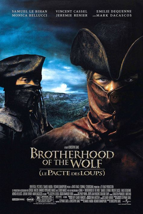 Monica Bellucci in : Brotherhood of the Wolf - 2001 Brotherhood Of The Wolf, Wolf Movie, Gaspard Ulliel, Vincent Cassel, I Love Cinema, Foreign Film, Horror Movie Posters, Movies And Series, Women's Hairstyles