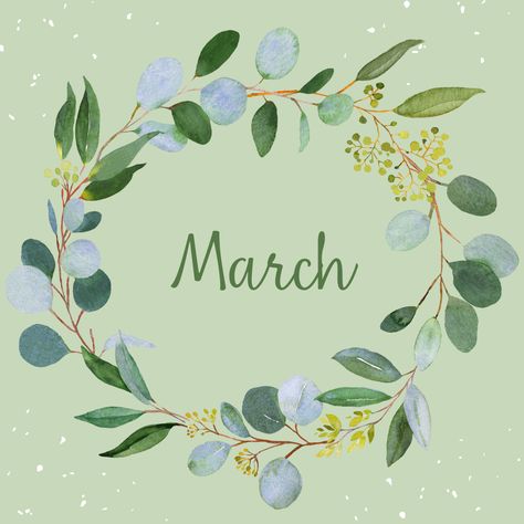 Hello March Aesthetic, Mars Widget, Hello March Month, March Aesthetic Month, March Widget, March Calligraphy, Kindness Words, March Clipart, March Illustration