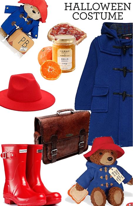 Paddington 🐻 Outfit | ShopLook Paddington Costume Diy, Paddington Bear Halloween Costume, Paddington Bear Themed Party, Paddington Costume, Paddington Bear Costume, Book Character Day, Teacher Halloween Costumes, Bear Dress, Book Costumes