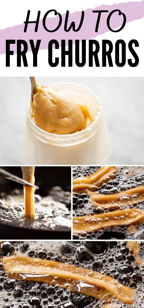 Easy Churro Recipe, Churro Ice Cream Bowl, Best Churros Recipe, Homemade Churros Recipe, Churro Recipe, Easy Churros Recipe, Homemade Churros, Churros Recipe, Cafe Delites