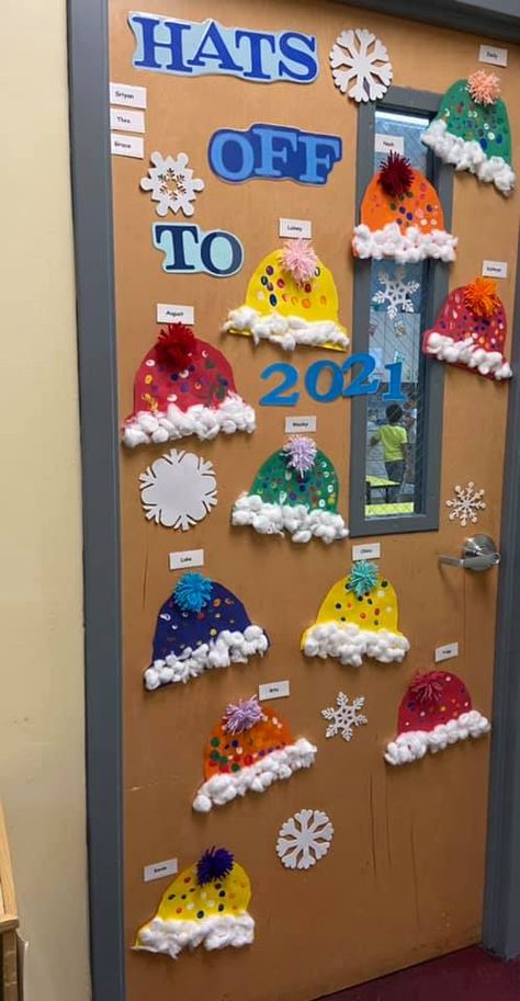 TeachersMag.com December Preschool Door Ideas, Winter Theme Door Decorations For School, Winter Classroom Door Ideas Easy, Preschool Winter Door Ideas, Winter Door Decorations Classroom Preschool, Snow Classroom Door, Decorations For January, Winter Preschool Door Ideas, January Door Ideas For Classroom