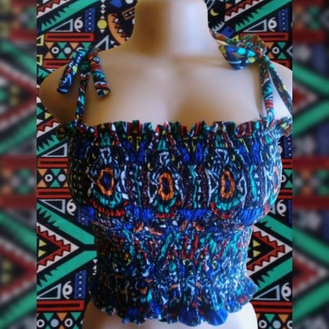 Ankara Crop Top, Kitenge Designs, Ankara Dress Designs, Ankara Short, African Print Tops, African Print Clothing, African Fashion Skirts, African Inspired Clothing, African Fashion Traditional