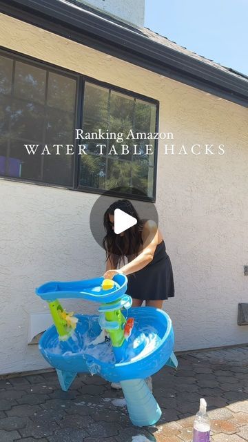 Alyssa Cummins | Mom of 2 | Bay Area, CA on Instagram: "Ranking all the viral water table hacks from Amazon. The weather is finally getting warmer so it's the perfect time to clean the water table for the season. I've seen so many products and reviews online and figured I might as well see what the hype is about and what's really worth it. 

Water Pump: 10/10 
Solar fountain: pass on this with kids 
Umbrella: must have! 
Water table cover/: great for covering when you're not playing but I would definitely dump the water out before closing for safety 

Comment for the links and I'll send directly to you inbox! Or visit my Amazon storefront linked in bio ⛱️

#watertable #watertablefun #watertablehack #amazonfinds #amazonkids #amazonsummer #step2" Repurpose Water Table, Indoor Water Table Ideas, Indoor Water Play For Toddlers, Water Table Play Ideas, Water Table Pump Hack, Water Table With Pump, Water Table Hack, Water Table Makeover, Diy Water Table For Kids