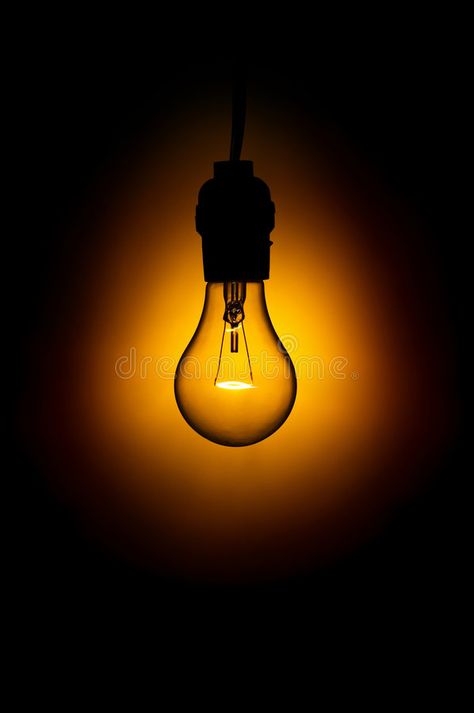 Glowing Light Bulb. Light bulb in darkness, with orange glow , #Ad, #Bulb, #Light, #Glowing, #bulb, #glow #ad Light Bulb Drawing Realistic, Light Bulb Pictures, Light Bulb Art Paint, Light Bulbs Aesthetic, Light Bulb Aesthetic, Lightbulb Photography, Light Bulb Photography, Light Bulb Painting, Bulb Background