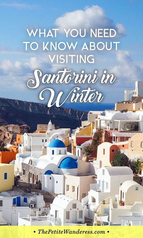 Santorini Winter Outfit, Greece Packing List, Europe Christmas, Grecia Santorini, Santorini Travel, Trip Destinations, Christmas In Europe, Europe Holidays, Greece Travel Guide