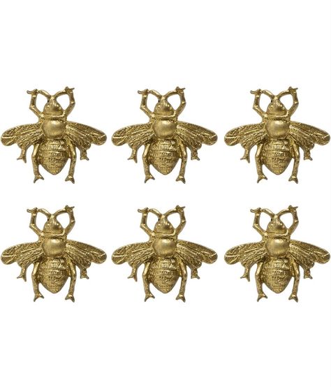 Check out these adorable pulls. Perfecf for any dresser uplift 😍😍😍 #interiordesign #dresser #kitchen #pulls #knobs #affiliatelink #vzhomeandgarden Metal Bee, Handmade Cabinets, Gold Drawer Pulls, Gold Knobs, Cabinet Hardware Knobs, Gold Bee, Kitchen Cabinet Knobs, Furniture Knobs, Furniture Handles