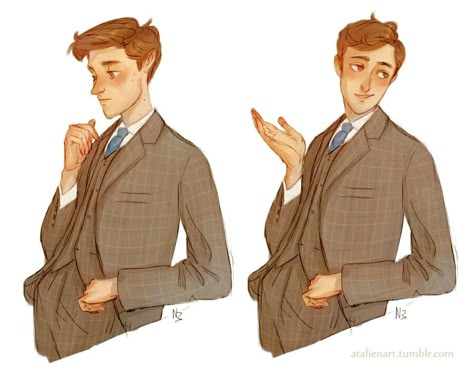 Businessman Oc Art, 50s Character Design, 1950s Character Art, 1900s Character Design, Character Design 1800s Concept Art, Tumblr Drawings, Guy Drawing, Character Design Male, Character Design References