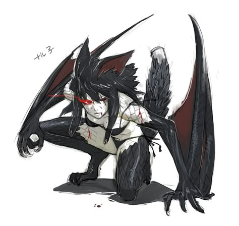 #wattpad #adventure (y/n) was the freakish result of an experiment conducted by a cult known as the Claws of Dala. the experiment involved taking human infants and injecting them with monster blood in an effort to create a hybrid between human and monster. the results of the experiment may have been successful, but th... Nargacuga Art, Hybrid Monster, Dragon Human, Hunter Girl, Battle Damage, Monster Hunter Art, Monster Girl Encyclopedia, Hunter Art, X Male Reader