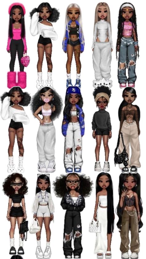 Love yall 💗 Random Collage, Street Style Outfits Casual, Fashion Dress Up Games, Neat Casual Outfits, Imvu Outfits Ideas Cute, Bratz Inspired Outfits, Fashion Gal, Cute Comfy Outfits, Simple Trendy Outfits