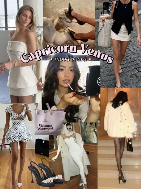 20 top Capricorn Venus Style ideas in 2024 Aires Venus Fashion, Capricorn Venus Makeup, Venus In Capricorn Style Outfits, Venus In Capricorn Style Women, Capricorn In Venus Style, Capricorn Venus Style Outfits, Venus Capricorn Style, Capricorn Rising Style, Capricorn Venus Outfits