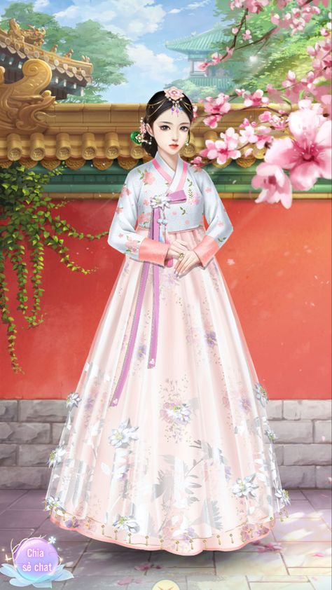 Hanbok Sketch, Hanbok Traditional Royal, Anime Face Drawing, Dove Pictures, Anime Face, Dress Anime, Korean Traditional Dress, Royal Outfits, Korean Art