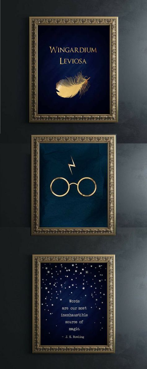 Trendy Room Decor Ideas, Harry Potter Room Posters, Harry Potter Room Ideas Diy Wall Art, Diy Harry Potter Decor House, Harry Potter Bedroom Ravenclaw, Diy Harry Potter Wall Decor, Harry Potter Room Ideas Diy Decoration, Harry Potter Craft Room Ideas, Wall Decor Harry Potter