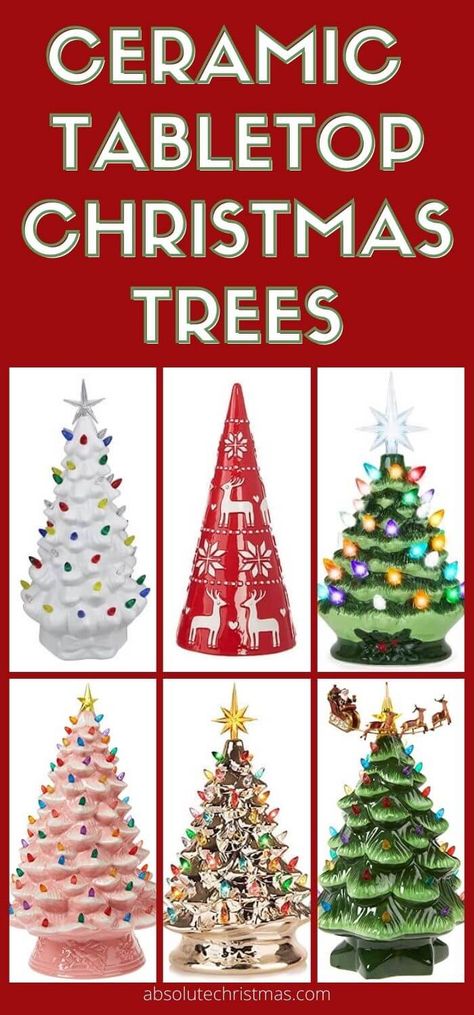 Top 10 Ceramic Tabletop Christmas Trees Ceramic Christmas Trees Ideas, Christmas Ceramic Tree, How To Paint A Ceramic Christmas Tree, Painting Ceramic Christmas Tree, Ceramic Trees Christmas, Ceramic Christmas Trees With Lights, Ceramic Tree Display, Ceramic Tree Painting Ideas, Painted Ceramic Christmas Trees