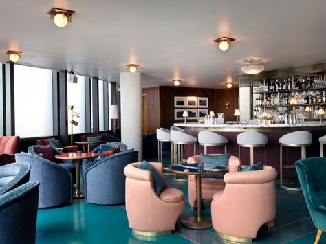 Opening Shot: Soho House Takes Over the BBC Headquarters - SURFACE Soho House White City, Soho House Berlin, Leisure Space, Suburban House, House White, Living Room And Dining Room, White City, Soho House, City House