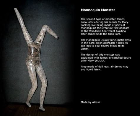 mannequin silent hill | The Silent Hill Office of Tourism: Take a Tour Silent Hill Mannequin, Silent Hill Monsters, Silent Hill Cosplay, Silent Hill Art, Halloween 2016, Weird Things, Silent Hill, Bioshock, Cosplay Props