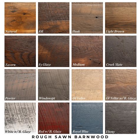 Features Choose smooth or rough wood & finish. We will refund sample if a furniture item is purchased. Does not apply to smaller items. Learn more about wood types and strength here. Barnwood Natural stain is a clear coat that shows more variations in the wood texture Provincial and Antique Slate stain creates a more cohesive color Rough Wood, Red Door, Barnwood, Wood Texture, Clear Coat, Types Of Wood, Barn Wood, Staining Wood, Rustic Wood