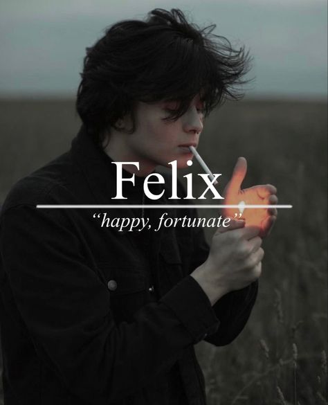 Felix Name Meaning, Felix Username Ideas, Men Names With Meaning, Q Names, Felix Name, Felix Happy, Japanese Names And Meanings, Male Names, Fantasy Character Names