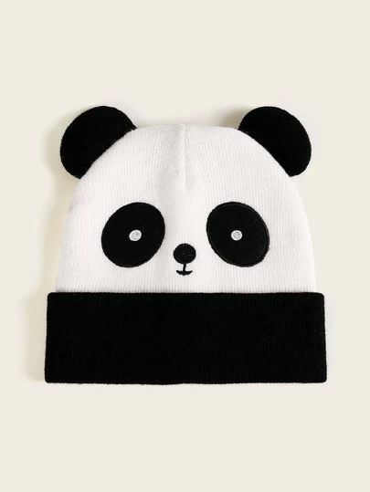 Accessories Sale | Affordable Accessories | SHEIN USA Casual Beanie, Banana Pattern, Cool Slogans, Panda Design, Panda Gifts, Beanie Black, Padded Headband, Cuffed Beanie, Animal Hats