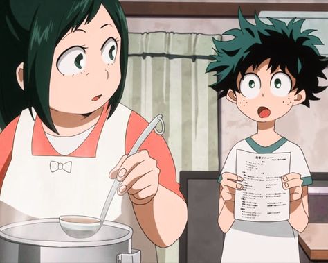 Deku And His Mom, Dekus Mom, Mha Reference, Inko Midoriya, Shōnen Manga, Weekly Shonen, Japanese Manga Series, Hero Academia Characters, Boku No Hero