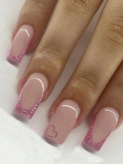 There's a new beauty trend taking over Instagram and it's absolutely stunning. Say hello to "quartz nails". Pink Ombre Nails With Gems, Pink Nails Ideas Square, French Tip Purple, Purple Nail Ideas, Holiday Acrylic Nails, Plain Nails, White Acrylic Nails, French Tip Acrylic Nails, Colored Acrylic Nails