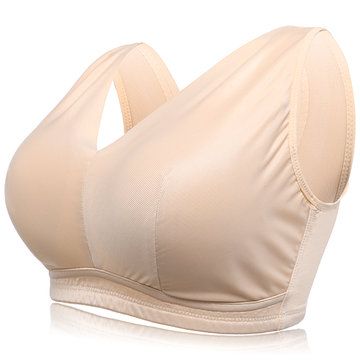 Plus Size Smoothly Wireless Comfy Fitness Yoga Full Busted Bras M-7XL Strapless Backless Bra, Cheap Bras, Black Lace Bralette, Bandeau Bra, Beautiful Bra, White Sports Bra, Yoga Bra, Fitness Yoga, Seamless Bra