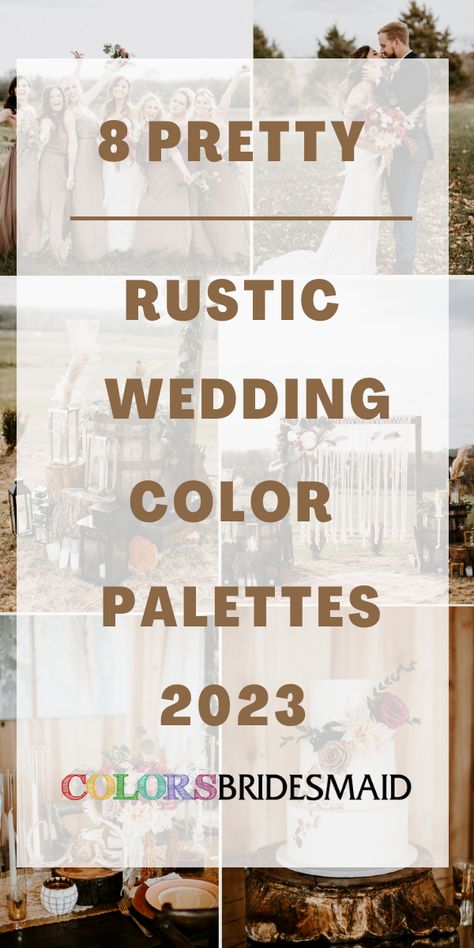 Lavender Country Wedding Colors for 2024, Lavender Bridesmaid Dresses, Lavender Wedding Bouquets - ColorsBridesmaid Champagne And Rust Bridesmaid Dresses, Summer Green Wedding Colors, Rustic Color Palette Wedding, Rust And Champagne Wedding, Cinnamon Wedding Color Scheme, Rustic Wedding Bridesmaid Dresses, Country Wedding Bridesmaids Dresses, Sage And Rust Wedding, Teal And Terracotta Wedding