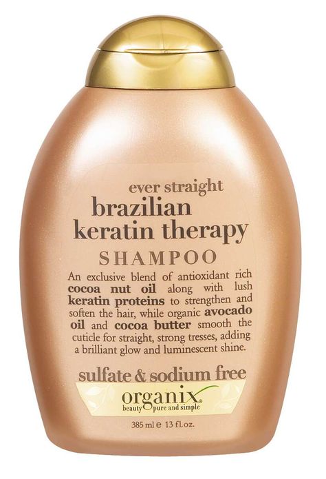 Organix Ever Straight Brazilian Keratin Therapy Shampoo Brazilian Keratin Therapy, Brazilian Keratin, Avocado Oil, Cocoa Butter, Keratin, Shampoo Bottle, Hair Care, Hair, Hair Care Tips