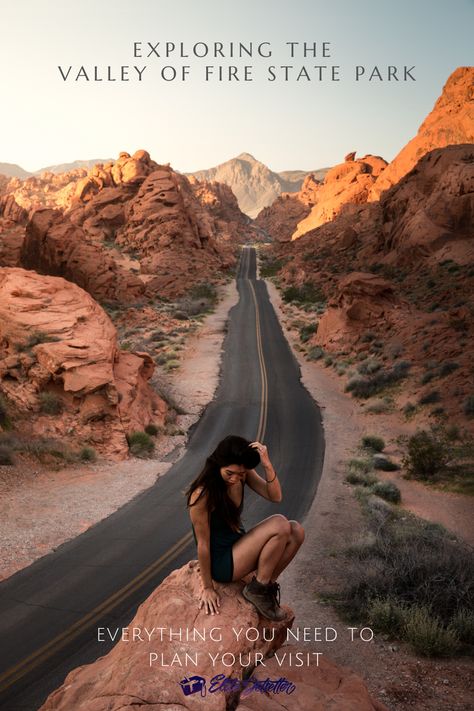 Exploring the Valley of Fire State Park for Sunrise - Elite Jetsetter Valley Of Fire State Park, Nevada Desert, Las Vegas Vacation, Utah Road Trip, Hiking Photography, Park Pictures, Valley Of Fire, Arizona Travel, Vegas Trip