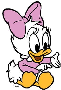 Baby Cartoon Characters, Baby Disney Characters, Duck Pictures, Baby Daisy, Disney Babies, Baby Looney Tunes, Disney Art Drawings, Canvas Drawing, Mickey Mouse Wallpaper