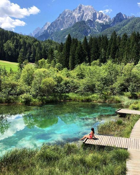 Zelenci Nature reserve near Kranjska Gora is always a special treat for the eyes. ⛰ Kranjska Gora, Triglav National Park, Slovenia Travel, Europe Holidays, Vacation Locations, Lake Water, Travel Wishlist, Water Activities, Travel Board