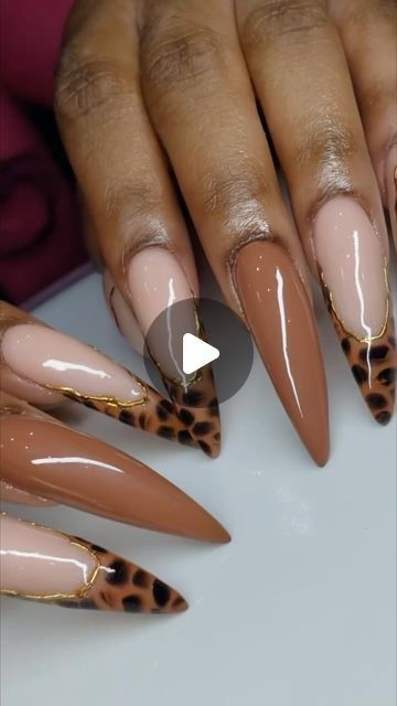 Black Girls Do Nails on Instagram: "Stunning!!!! Nails by @nailzzbysher ♥️🏆

#longnailsdontcare #tortoisenails #roundnails #almondnails #bgdn #blackgirlsdonails #blacknailtech #fallnails #fallnailart #frenchtipnails" Mk Nails Designs, Nail Designs Fall 2024, Nail Designs Fall, Stunning Nails, Round Nails, Fall Nail Art, Nails 2024, French Tip Nails, Girl Falling