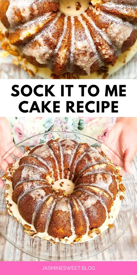 Sock It To Me Cake Recipe, Apple Crumb Pie Recipe, Sock It To Me Cake, Oreo Pancakes, Crumb Cake Recipe, Bake A Cake, Sock It To Me, Cake Recipes From Scratch, Cake Frosting