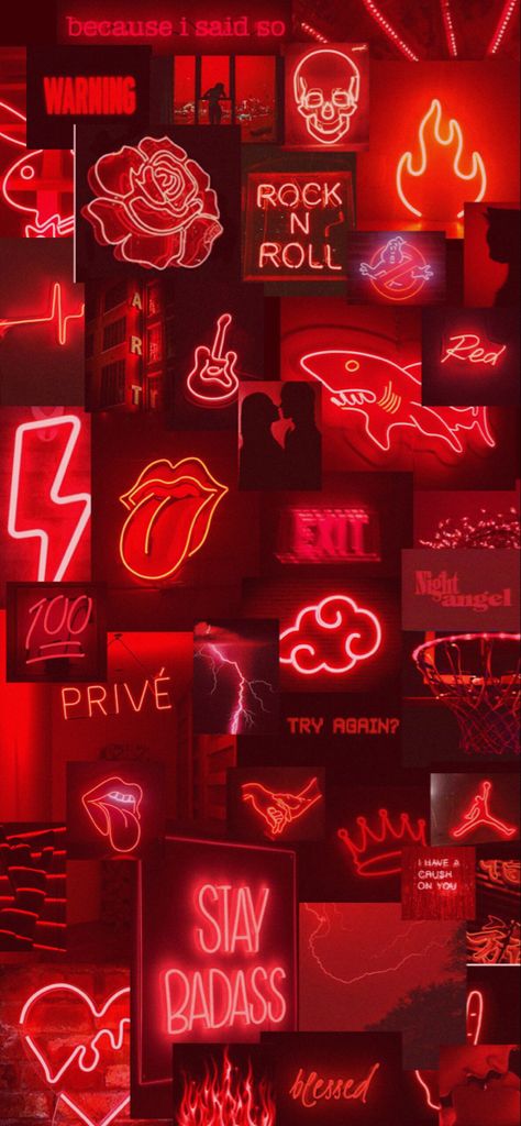 Red Love Aesthetic Wallpaper, Red Neon Aesthetic Wallpaper, Hd Red Wallpaper, Red Fire Wallpaper, Red Kaws Wallpaper, Blood Wallpapers For Iphone, Fire Wallpaper Iphone, Aesthetic Wallpaper Iphone Red, Red Neon Wallpaper