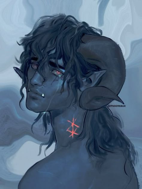 Art Commissions, Arte Van Gogh, Blue Boy, Dungeons And Dragons Characters, Dnd Art, Commissions Open, Character Design References, Character Creation, Dnd Characters