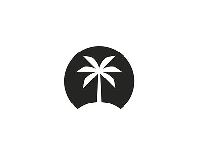 Cook Island Tattoo, Cook Island Tattoo Design, Island Logo Design Ideas, Island Logo, Palm Tree Logo Design Ideas, Tropical Island Illustration, Life Symbol, Treasure Island, Logo Concept