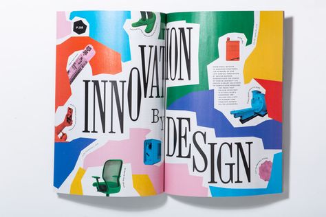 How to redesign a magazine, Fast Company-style Fast Company Magazine, Company Magazine, Type Treatments, Fast Company, Conceptual Photography, Photoshoot Inspo, Printed Pages, Construction Paper, Photo Essay