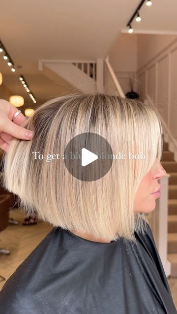 Jason Anthony  | Salon Owner/Stylist | Educator on Instagram: "Bobs never date and that is fact 🤌🏼 fight me on it!   There are so many versions of a Bob to suit every person!   So if you’re thinking of getting a Bob.. this is your sign to get one!   #bobhaircut #haircut #jasonanthonyhair #hairdresser #hairdressing #blonde #bob #hairdresseruk" Angel Bob Haircut, Blond Bob With Fringe, Creamy Blonde Bob, Blonde Bob Side Part, Ashy Blonde Bob, Short Bob Blonde Hair, Dimensional Blonde Bob, Short Blonde Bob Hairstyles, Blonde Bob With Fringe