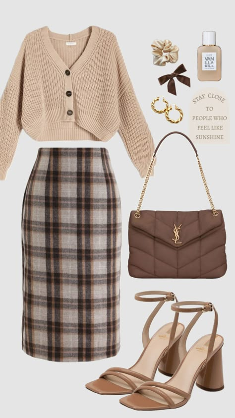 #neutral #churchoutfit #modestoutfit #skirt #cardigan #summer #falloutfit #brown #outfit #outfitideas #spring #aesthetic #beauty #style Modest Street Fashion, Skirt Cardigan, Street Fashion Inspiration, Cardigan Summer, Modest Girly Outfits, Church Fits, Modesty Outfits, Church Outfit, Cute Modest Outfits