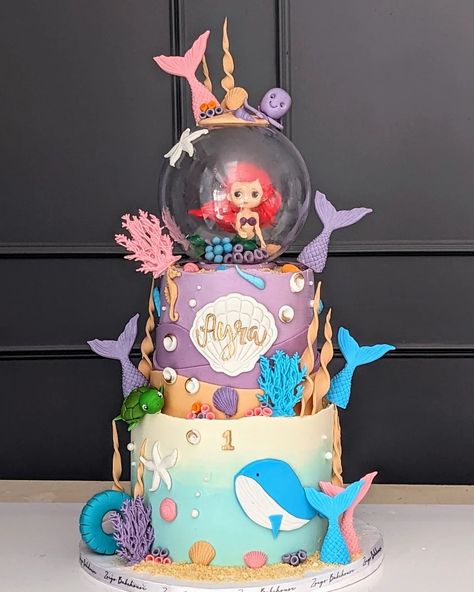 Mermaid 🧜‍♀️🧜 #mermaidcake #hyderabadcustomisedcakes Birthday Cake Purple, Mermaid Birthday Cake, Cake Purple, Mermaid Birthday Cakes, Mermaid Cakes, Bday Cake, Mermaid Birthday, Mermaid Party, Mermaid