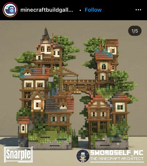 Minecraft Angled House, Minecraft Build Inspo House, Minecraft Floating House Ideas, Maximalist Minecraft House, Mid Century Modern Minecraft House, Minecfrat Houses Aesthetic, Big Mc House, Minecraft Clocktowers, Minecraft Archeology Dig Site