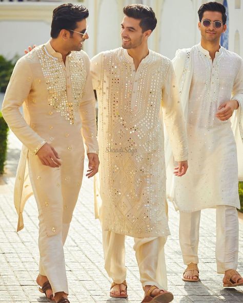 Abhinav Mishra's ‘The Royals’ SS 2020 Collection Is Filled With Splash Of Colours! | ShaadiSaga Engagement Dress For Men, India Fashion Men, Engagement Party Dress, Retro Romance, Indian Wedding Clothes For Men, Sherwani For Men Wedding, Wedding Kurta For Men, Groom Dress Men, Indian Groom Wear