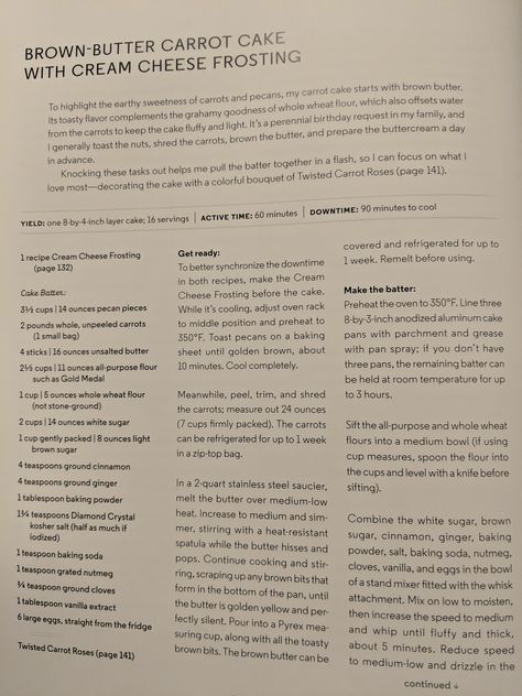 Stella Parks, Butter Carrots, Carrot Cream, Carrot Cake With Cream Cheese, Cake With Cream Cheese Frosting, With Cream Cheese Frosting, Sweet Food, Cake With Cream Cheese, Whole Wheat Flour