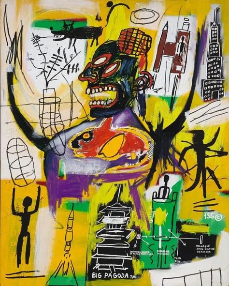 Modernism vs. Postmodernism Explained in 6 Facts and 13 Artworks Jm Basquiat, Jean Michel Basquiat Art, Basquiat Paintings, Basquiat Art, Neo Expressionism, Expressionist Painting, Jean Michel Basquiat, Art Brut, Inspirational Artwork