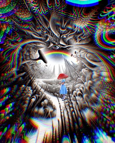 Psycodelic Aesthetic, Dark Trippy, Otherworldly Art, Trippy Photos, Trippy Aesthetic, Trippy Visuals, Psychadelic Art, Trippy Wallpaper, Image 3d