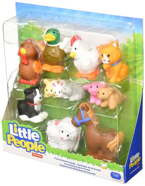 Amazon.com: Fisher-Price Little People Farm Animal Friends with Baby Bunnies & Piglets: Toys & Games Forest Baby Nursery, African Jungle Animals, Little People Toys, Raccoon Stuffed Animal, Fisher Price Baby Toys, Farm Animal Toys, Farm Themed Party, African Jungle, My Little Pony Birthday Party