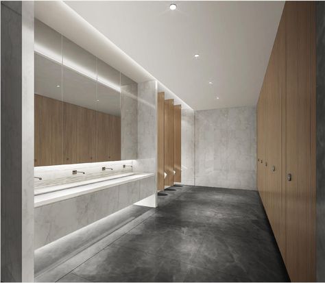 Workplace Bathroom, Office Bathroom Design, Toilet Design Modern, Gym Design Interior, Commercial Toilet, Luxury Toilet, Restroom Design, Bathroom Inspiration Modern, Public Bathrooms