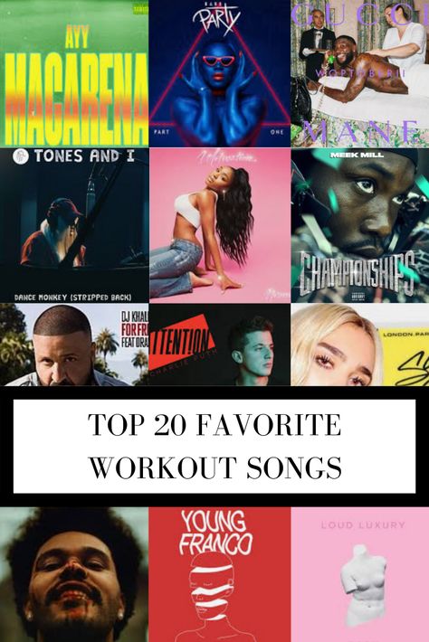 My Current Workout Playlist (20 of My Fav. Songs + Exciting Announcement) Best Workout Playlist, Gym Playlist, Workout Playlists, Workout Music Playlist, Song Lists, One Song Workouts, Workout Programs For Women, Workout Songs, Training Workouts