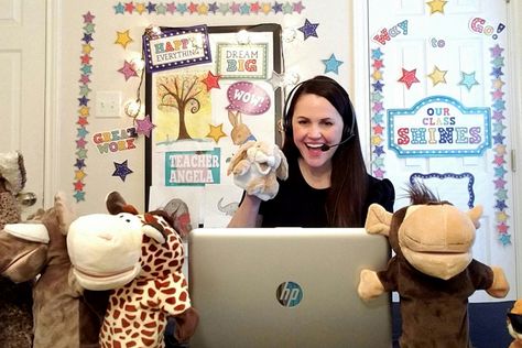 Angela Brumbaugh of Fort Worth, TX tutors online in her home for QKids. Online English Teacher, The Penny Hoarder, Teaching Esl, Teaching English Online, Esl Teachers, Check And Balance, Esl Teaching, Learning Courses, Classroom Setup