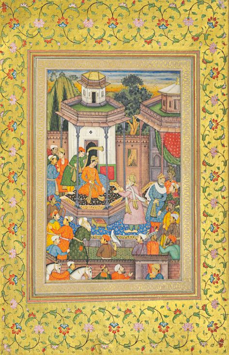 AN AUDIENCE WITH A RULER | DELHI SCHOOL, CIRCA 1800 | Paintings, body colour / gouache | Christie's Mughal Miniature Paintings, Persian Miniature, Mughal Paintings, Illustration Botanique, Indian Painting, Islamic Paintings, Indian Paintings, A4 Poster, Illuminated Manuscript